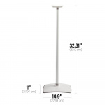 SANUS Floor Stand for Sonos ERA 300 Single White SANUS Floor Stand for Sonos ERA 300 Single White