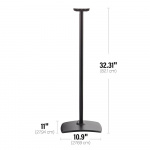 SANUS Floor Stand for Sonos ERA 300 Single Black