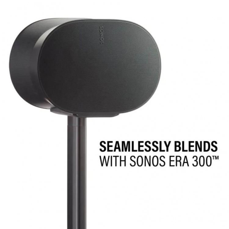 SANUS Floor Stand for Sonos ERA 300 Pair Black SANUS Floor Stand for Sonos ERA 300 Pair Black