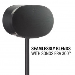 SANUS Floor Stand Adjustable for Sonos ERA 300 Single Black