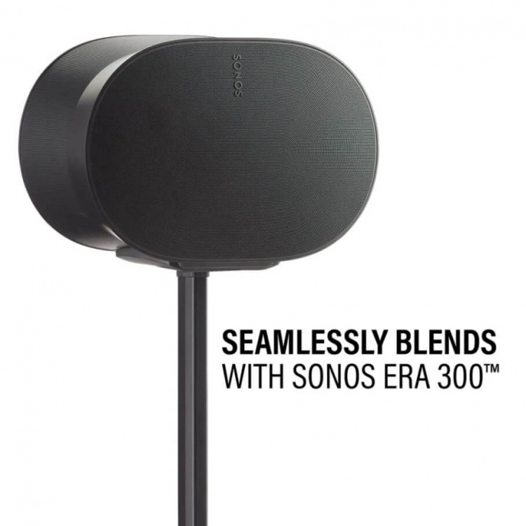 SANUS Floor Stand Adjustable for Sonos ERA 300 Single Black