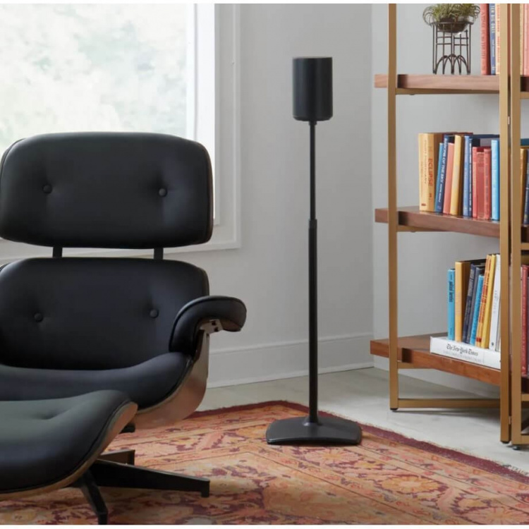 SANUS Floor Stand Adjustable for Sonos ERA 100 Pair Black SANUS Floor Stand Adjustable for Sonos ERA 100 Pair Black