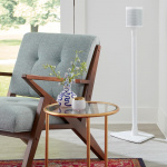 SANUS Floor Stand for Sonos One SL Play:1 Play:3 Pair White