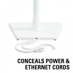 SANUS Floor Stand for Sonos One SL Play:1 Play:3 Pair White