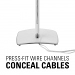 SANUS Floor Stand Adjustable One SL Play:1 Play:3 Single White SANUS Floor Stand Adjustable One SL Play:1 Play:3 Single White