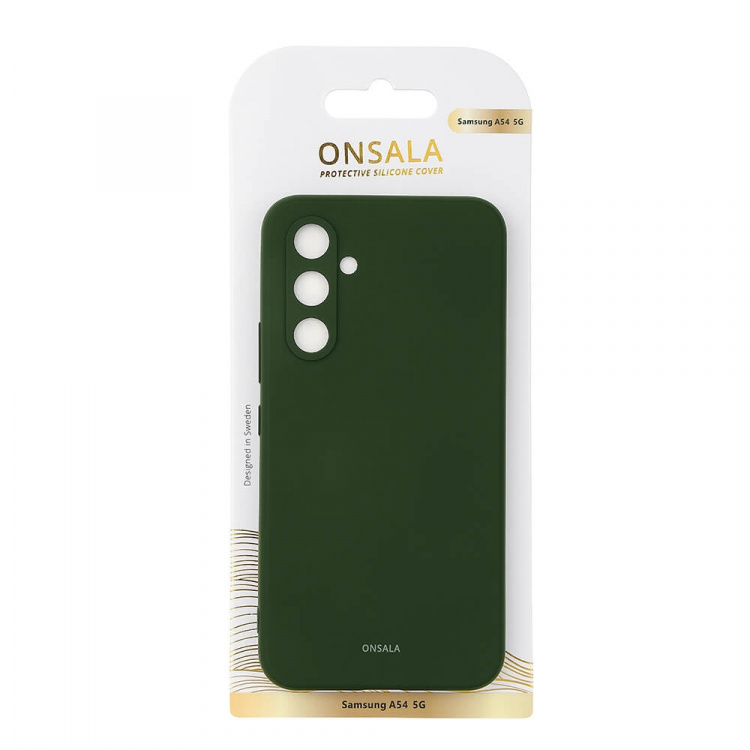 Onsala Phone Case Silicone Olive Green - Samsung Galaxy A54 5G