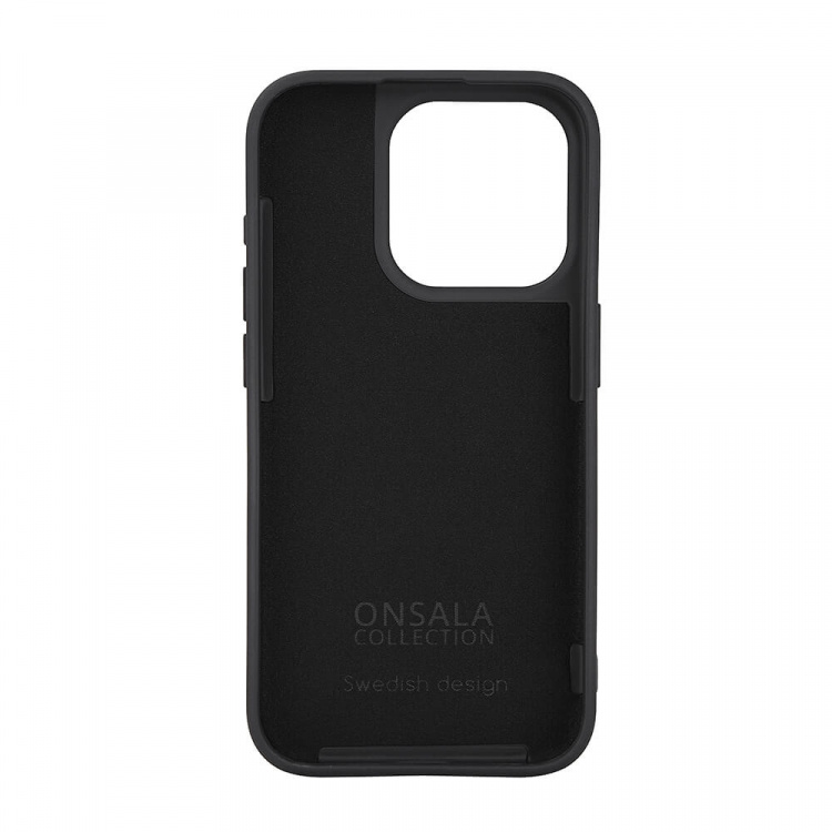 Onsala Phone Case with Silicone Feel MagSeries Black - iPhone 15 Pro