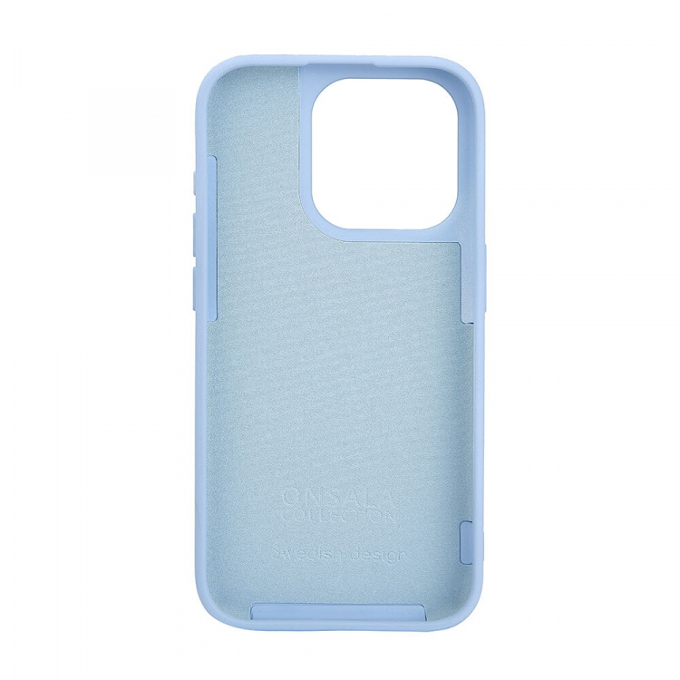 Onsala Phone Case with Silicone Feel MagSeries Light Blue - iPhone 15 Pro