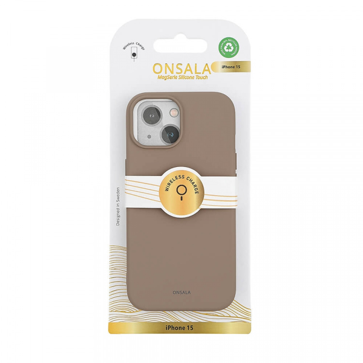 Onsala Phone Case with Silicone Feel MagSeries Summer Sand - iPhone 13/14/15 Onsala Phone Case with Silicone Feel MagSeries Summer Sand - iPhone 13/14/15