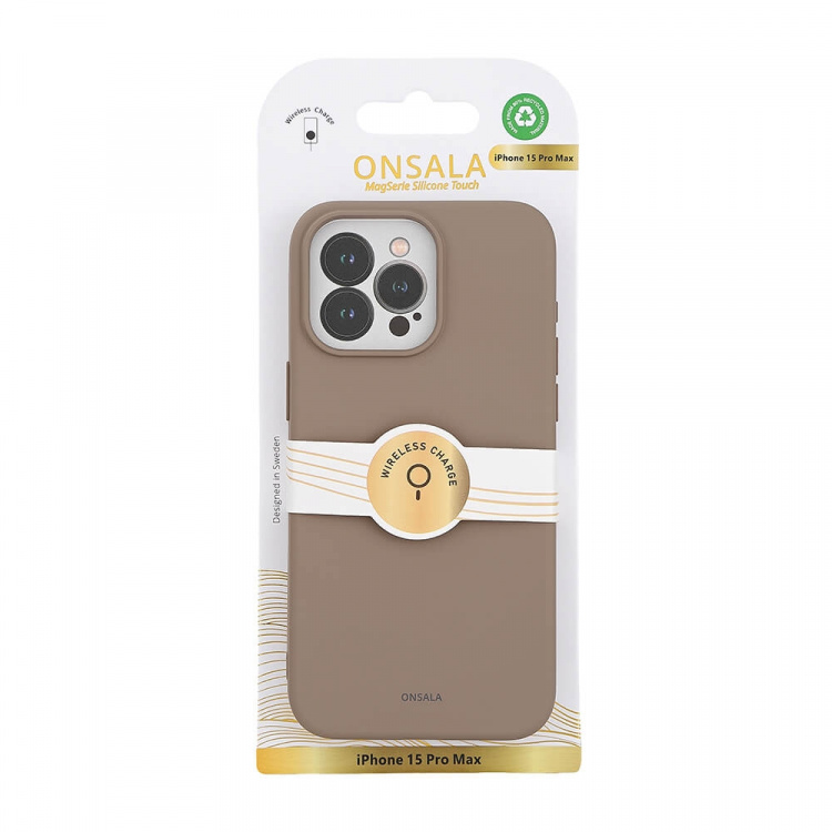 Onsala Phone Case with Silicone Feel MagSeries Summer Sand - iPhone 15 Pro Max