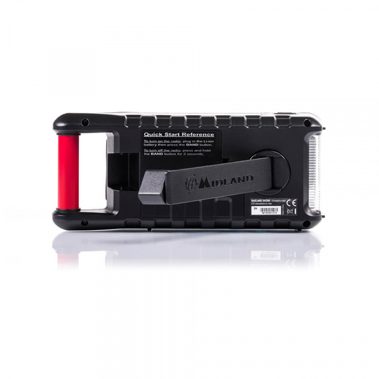 MIDLAND Emergency Radio ER300 Red Black MIDLAND Emergency Radio ER300 Red Black