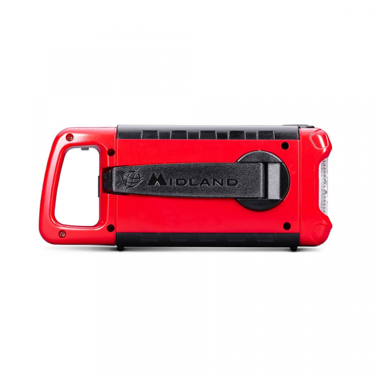 Midland Emergency Radio ER200 Red Black Midland Emergency Radio ER200 Red Black