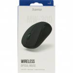 Hama Optical Wireless Mouse MW-300 V2 Black Hama Optical Wireless Mouse MW-300 V2 Black