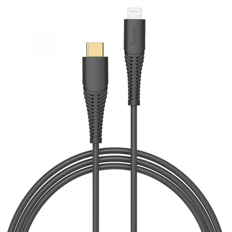 Hama Charging Cable USB-C to Lightning Black 1.5m Hama Charging Cable USB-C to Lightning Black 1.5m