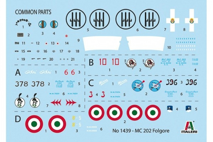 ITALERI 1:72 Mc 202 Folgore