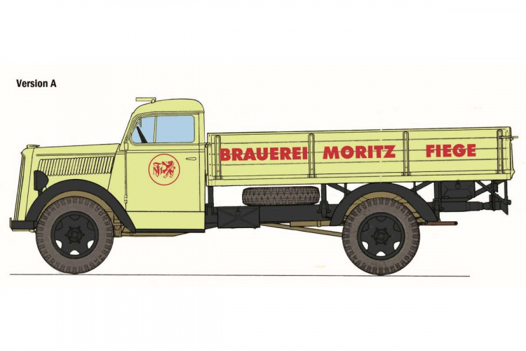 ITALERI 1:24 Opel Blitz klassisk lastbil ITALERI 1:24 Opel Blitz klassisk lastbil