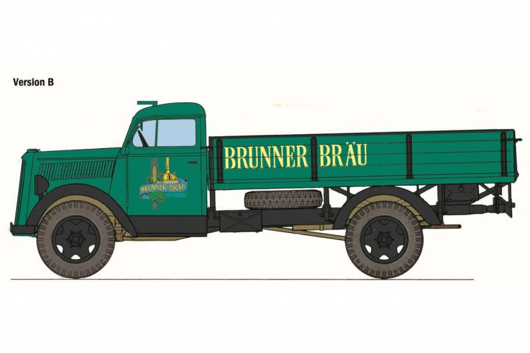 ITALERI 1:24 Opel Blitz klassisk lastbil ITALERI 1:24 Opel Blitz klassisk lastbil