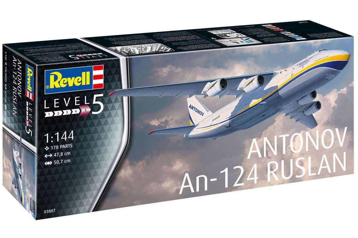 航空機・ヘリコプター Revell ANTONOV An-124 RUSLAN 1:144 Antonov An-124 Ruslan Revell 04221