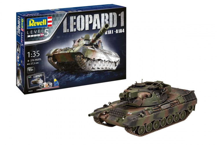 REVELL Leopard 1 A1A1-A1A5, 1:35 Gåvoset  REVELL Leopard 1 A1A1-A1A5, 1:35 Gåvoset