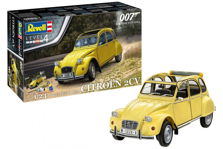 Revell James Bond \'Citroen 2 CV\' 1:24 gift set