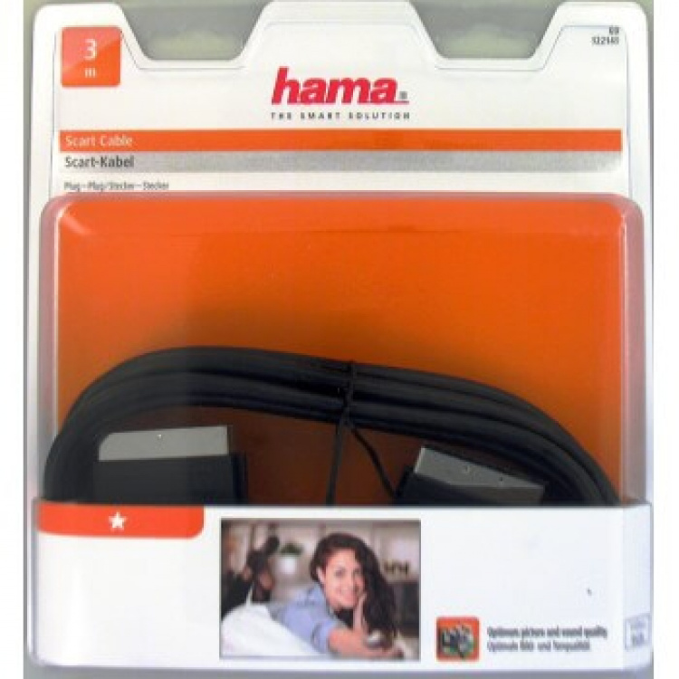 Hama Connecting Cable, plug - plug, 3.0 m