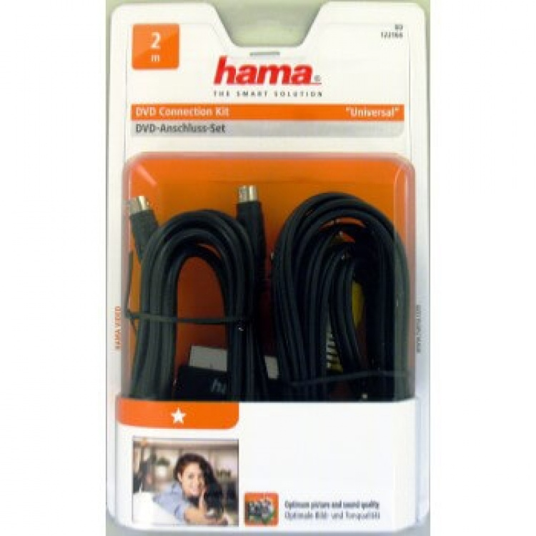 Hama rsal DVD Connection Kit, 2.0 m