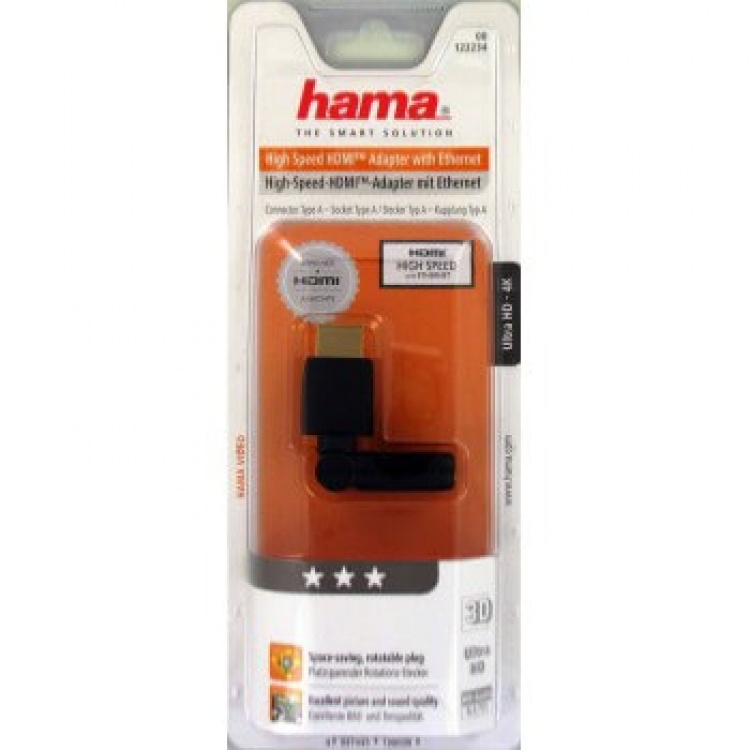 Hama Adapter, plug - socket, rotation