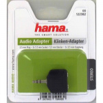 Hama Audio Adapter, 3.5 mm jack pl ug - 2x 3.5 mm jack socket, st