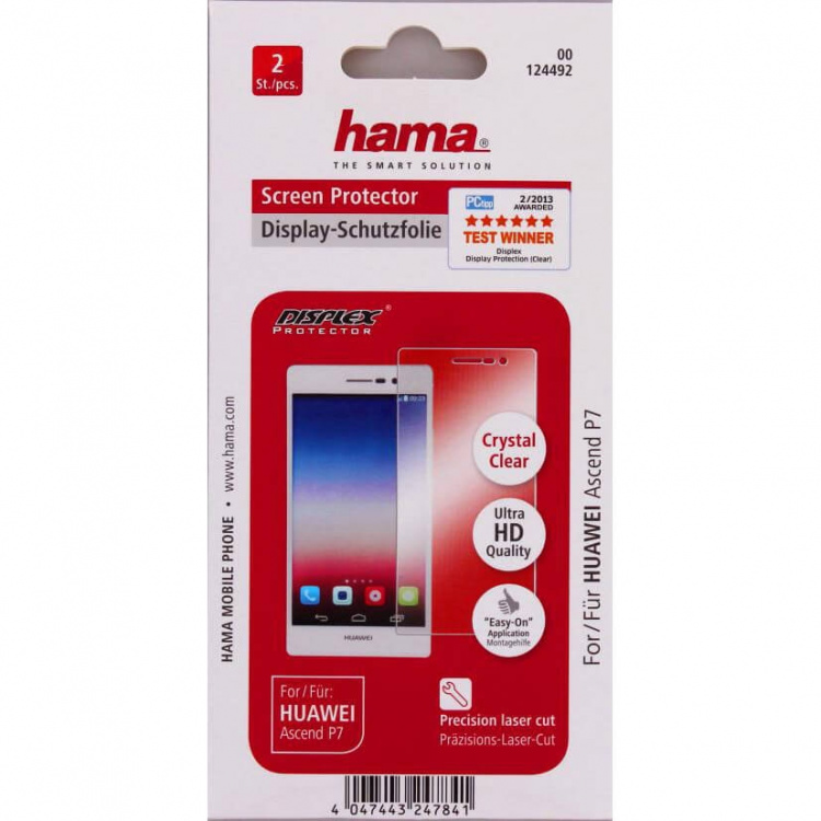 Hama n Protector for Huawei A scend P7, 2 pieces