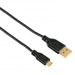 HAMA Flexi-Slim Micro USB Cable black, 0.75 m