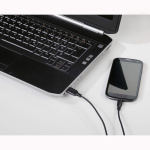 HAMA Flexi-Slim Micro USB Cable black, 0.75 m