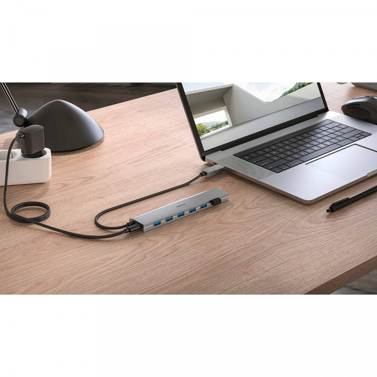 Hama USB Hub 7 Ports incl. Power Supply Unit Hama USB Hub 7 Ports incl. Power Supply Unit