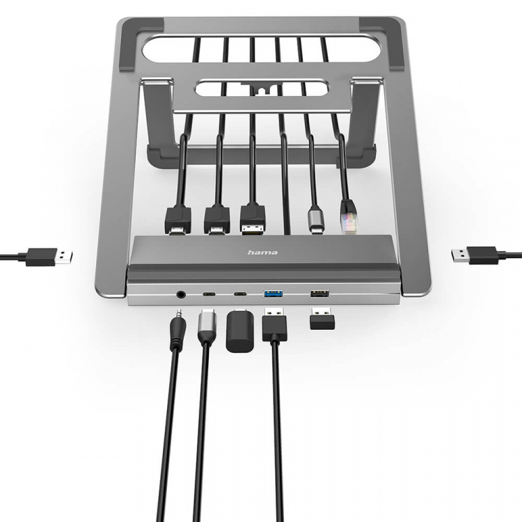 Hama USB-C Docking Station 12in1 Hama USB-C Docking Station 12in1