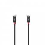 Hama USB-C Cable, USB4 Gen3, 1.0 m black Hama USB-C Cable, USB4 Gen3, 1.0 m black