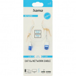 Hama Cable Network CAT6a Slim U/UTP 0.25m White Hama Cable Network CAT6a Slim U/UTP 0.25m White