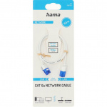 Hama Cable Network CAT6a Slim U/UTP 0.50m White Hama Cable Network CAT6a Slim U/UTP 0.50m White