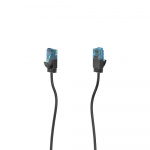 Hama Cable Network CAT6a Slim U/UTP 0.50m Black