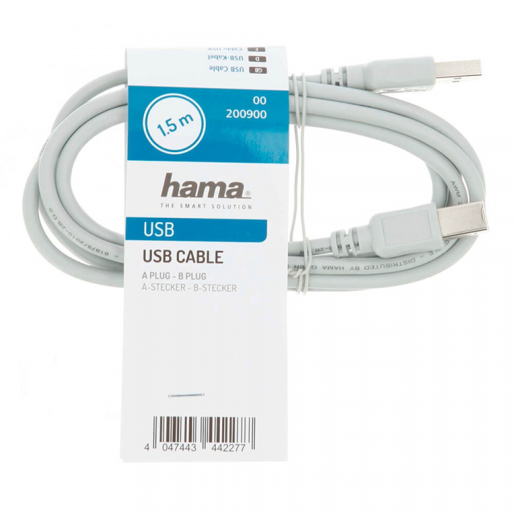 Hama USB Cable 2.0 Grey 1.5m 25-pack Hama USB Cable 2.0 Grey 1.5m 25-pack