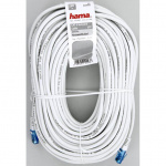Hama CAT 6 Network Cable UTP, white, 30.00 m Vit 30 m
