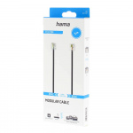 Hama Cable Modular 6p4c Black 3.0m