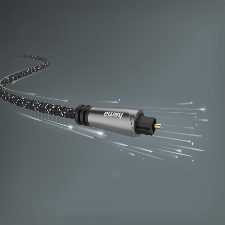 Hama Cable ODT Metal Black 3.0m