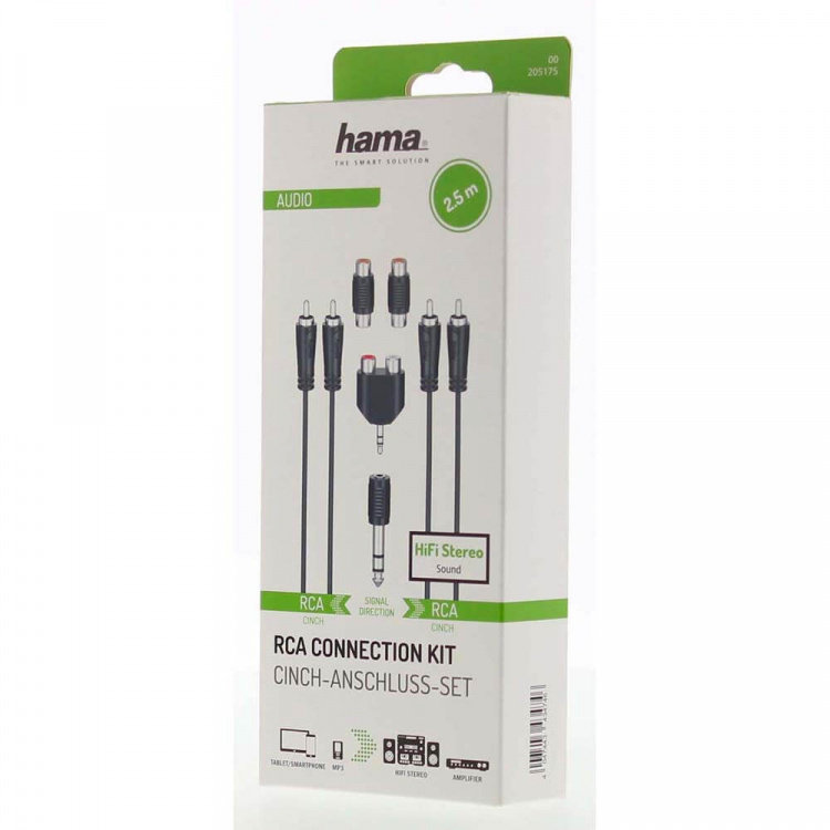 Hama RCA Connection Kit 2.5m
