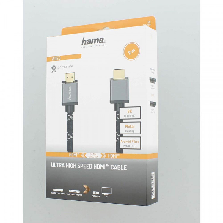 Hama Cable HDMI Ultra High Speed 8K 48Gbit/s Metal 2.0m Hama Cable HDMI Ultra High Speed 8K 48Gbit/s Metal 2.0m