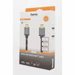Hama Cable HDMI Ultra High Speed 8K 48Gbit/s Metal 3.0m Hama Cable HDMI Ultra High Speed 8K 48Gbit/s Metal 3.0m