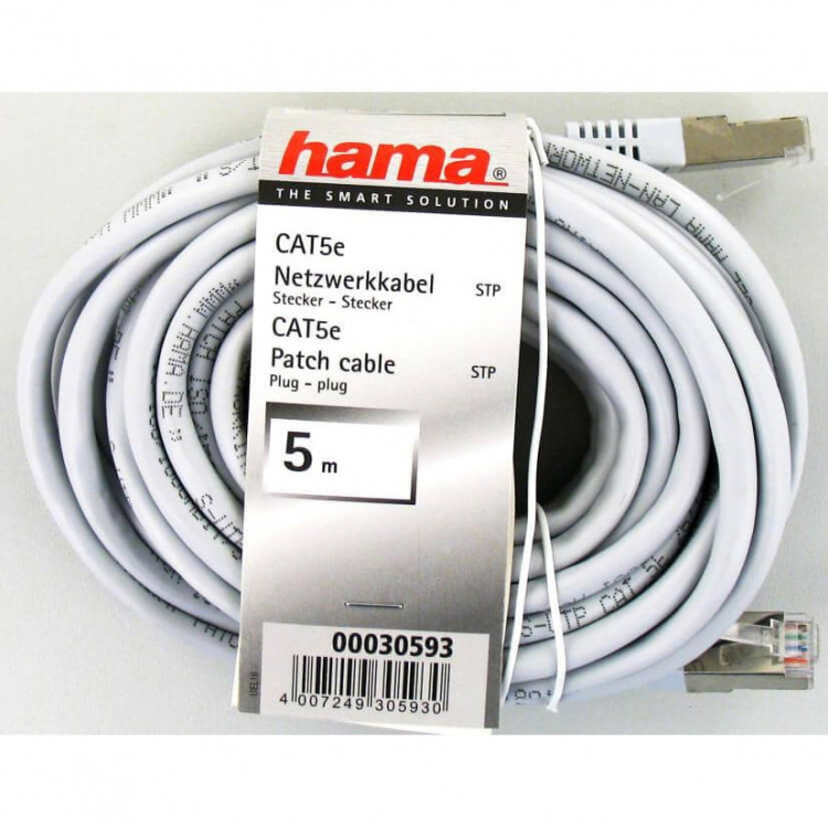 Hama CAT 5e Network Cable STP, 5.0 0 m, 25 pieces