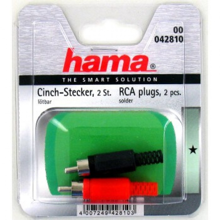 Hama lug, solderable, 2 piece s