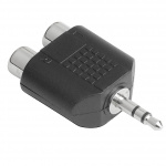 Hama Audio Adapter, 3.5 mm s tereo jack plug - 2 RCA socket Hama Audio Adapter, 3.5 mm s tereo jack plug - 2 RCA socket