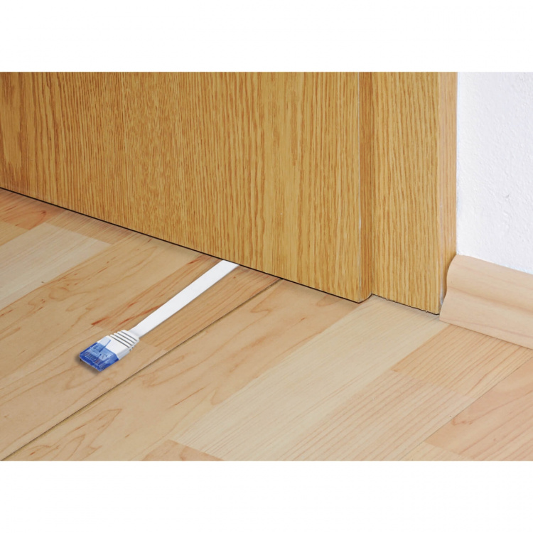 Hama CAT6 UTP Flat White 5m Hama CAT6 UTP Flat White 5m