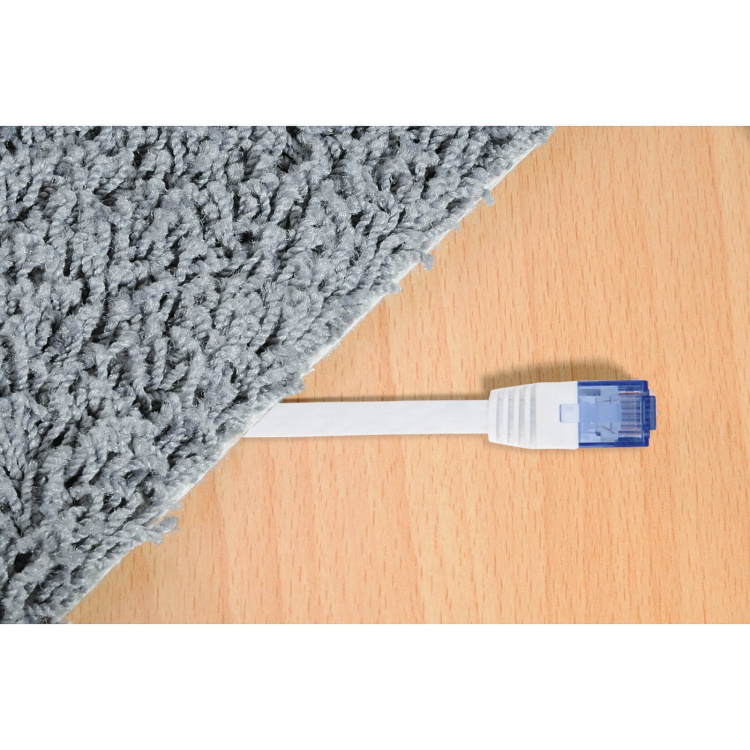 Hama CAT6 UTP Flat White 5m Hama CAT6 UTP Flat White 5m