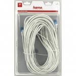 Hama CAT 6 Network Cable UTP, white, 20.00 m Vit 20 m Hama CAT 6 Network Cable UTP, white, 20.00 m Vit 20 m